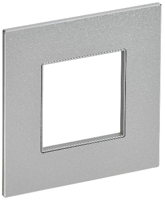 Рамка 1-м SKANDY SK-F31S металл серебр. IEK SK-M12-M-K23