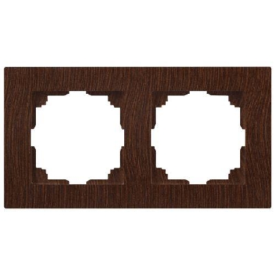 Рамка 2-м СП Accent 6-502-10 венге Intro Б0063754