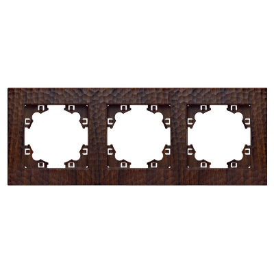 Рамка 3-м Афина фактурная универс. венге Universal A10045-V
