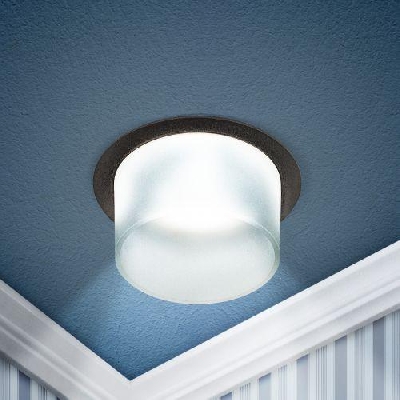 Светильник декоративный DK106 BK MR16 GU5.3 встраив. черн. ЭРА Б0058428