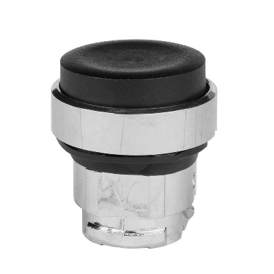 Головка кнопки OptiSignal D22 A4-PJ-2 выступ. толкатель черн. металл ZB4BL2 КЭАЗ 332246