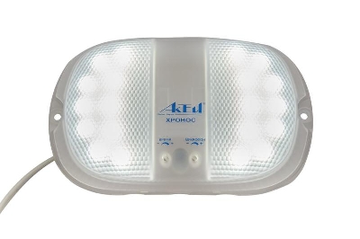 Светильник светодиодный ЖКХ Хронос 9Вт с оптико-акустическим датчиком 3 режима работы Актей 75-009-IP30-SENSOR