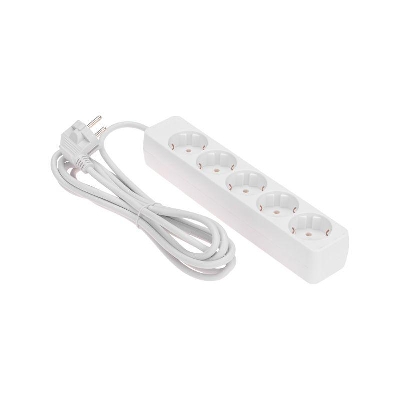 Удлинитель 5х3м с заземл. 3х0.75 бел. PROCONNECT 13-4212