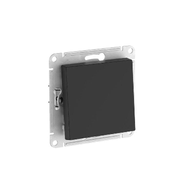 Переключатель 1-кл. AtlasDesign (сх. 6) 10AX быстрозажим. клем. механизм карбон SE ATN001061S