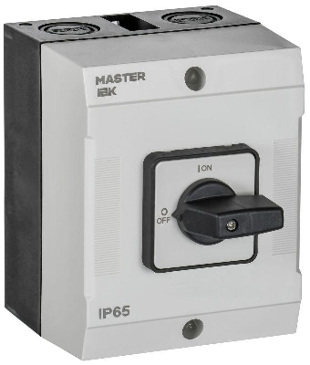 Переключатель кулачковый 40А (сх. 10) в боксе стандартная рукоятка IEK MI-CS20-040-010