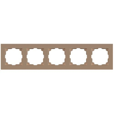 Рамка 5-м СП Accent 6-505-04 шампань Intro Б0063726