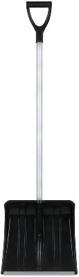 Лопата для уборки снега "SnowКРИСТАЛЛ" 365х380х1330мм алюм. черенок; пластик. 68102
