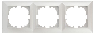 Рамка 3-м СП Solo 4-503-06 перламутр Intro Б0053996