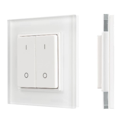 Панель SMART-P47-DIM-G-SUF (3В 2 зоны Knob 2.4G) пластик Arlight 032984