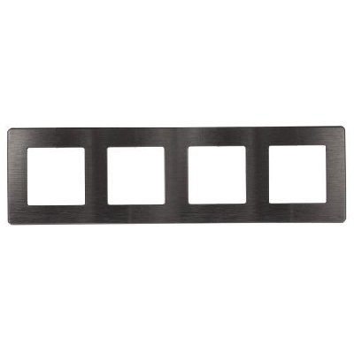 Рамка 4-м 12-5104-12 сатин графит Эра Б0052535