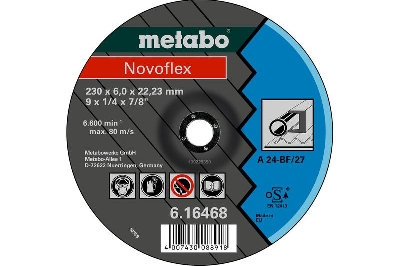 Круг обдирочный SP-Novoflex 125х6.0х22 23мм RU сталь Metabo 617170000