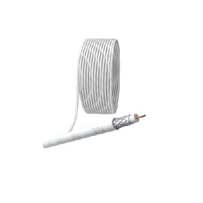 Кабель коаксиальный RG-6U 75 Ом CCS/(оплетка Al 48%) PVC бел. (уп.10м) Simple Эра Б0044598