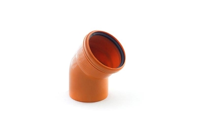 Отвод НК ПП 110х45 рыж. RTP 36655