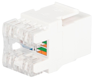 Люк 18-8002-01 коннектор RJ45 CAT6 UTP Keystone бел. Эра Б0063290