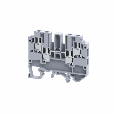 Клемма с четырьмя контактами винтовая OptiClip СMC-2.5-QUATTRO-(0.2-4)-I-BU син. КЭАЗ 289794