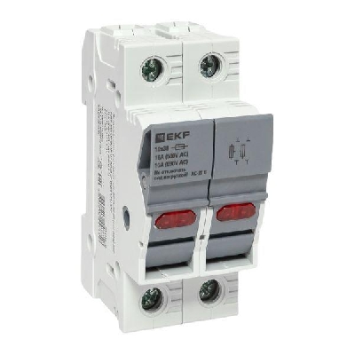 Предохранитель-разъединитель DF 10х38 2п (тип ПВЦ) EKF df102-e