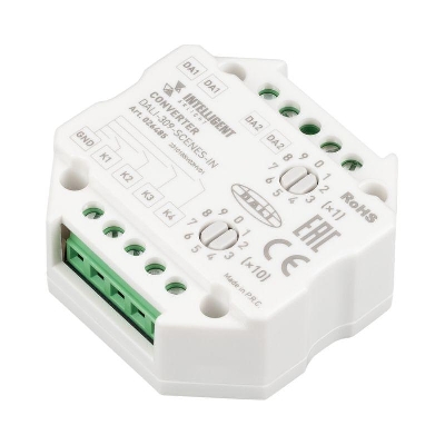 Конвертер DALI-309-SCENES-IN (DALI bus) ArlightALI-309-SCENES-IN (DALI bus) Arlight 026485