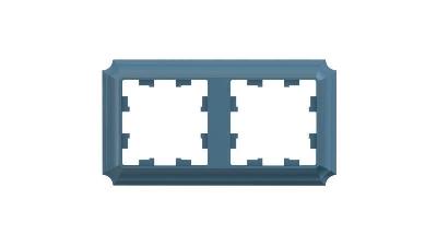 Рамка 2-м AtlasDesign Antique универс. изумруд. SE ATN100802