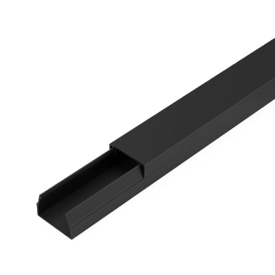 Кабель-канал 15х10 L2000 с двойн. замком черн. Промрукав PR03.0209