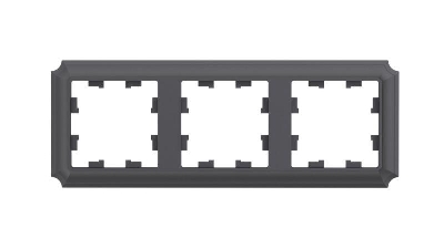 Рамка 3-м AtlasDesign Antique универс. базальт SE ATN101403