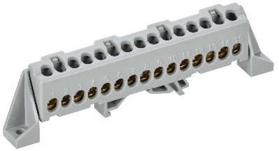 Шина L "фаза" в комб. изол. "Стойка" 6х9-15-Ср TEKFOR IEK TF-NN10-15-DP-K03