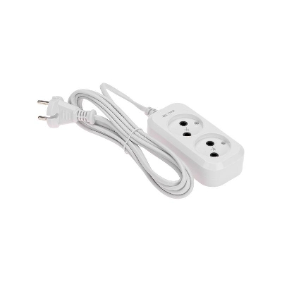 Удлинитель 2х3м без заземл. 2х0.75 бел. PROCONNECT 13-4201