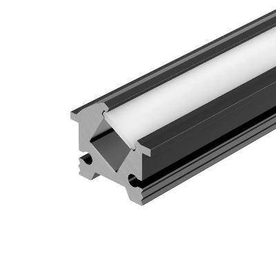 Профиль SL-BEVEL-H12-F13-2000 ANOD BLACK L2000 алюм. Arlight 043749