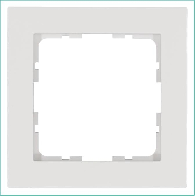 Рамка 1-м G-Classic бел. глянцевый Jasmart G1001W