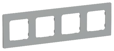 Рамка 4-м СП FLITE РУ-4-К-ФлС сер. IEK FI-M42-32-20-K03