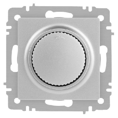 Светорегулятор поворотный СП Accent 6-401-03 600Вт 230В IP20 алюм. Intro Б0063674