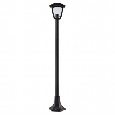 Светильник светодиодный садово-парковый ДТУ 07-8-002 Валенсия 4 8Вт 3000К IP44 4 гранный напольный черн. Эра Б0064265