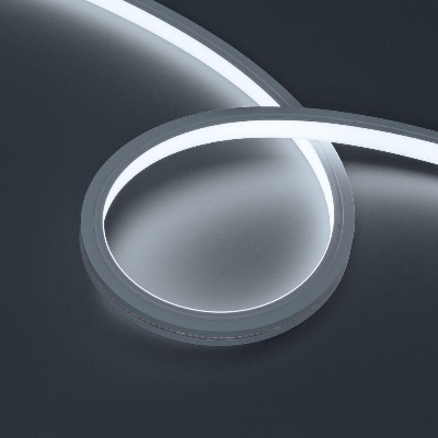 Лента светодиодная MOONLIGHT-TOP-X320-13х12mm 24V White 6000К 5Вт/м IP67 sauna wire x2 вывод вниз герметичная (уп.15м) Arlight 051135