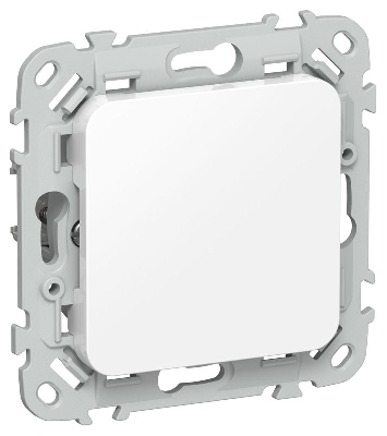 Заглушка СП FLITE ЗГ-ФлБ с суппортом механизм бел. IEK FI-PL10-K01