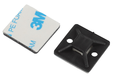 Площадка самоклеящаяся под хомуты 25х25мм NO-225-344 черн. (уп.50шт) Эра Б0066740