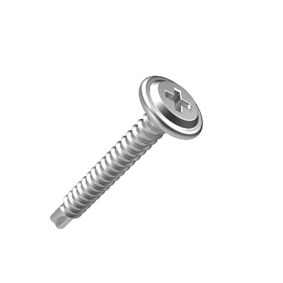 Саморез с прессшайбой сверло усиленный 4.2х25 (уп.500шт) Промрукав PR17.00342