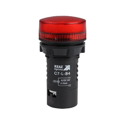 Лампа светодиодная OptiSignal Compact D22 С7-L-B4 красн. 24В AC/DC XB7EV04BP КЭАЗ 362150