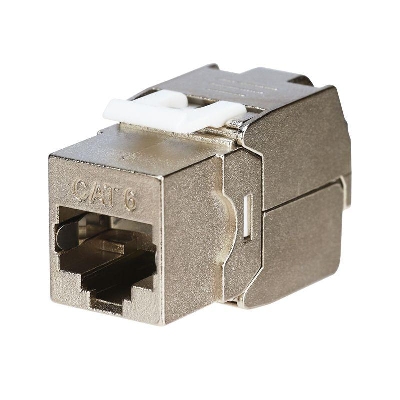 Модуль Keystone Jack RJ-45(8P8C) FTP экранир. кат.6 тип 180град. самозажимной PRO Rexant 02-0261