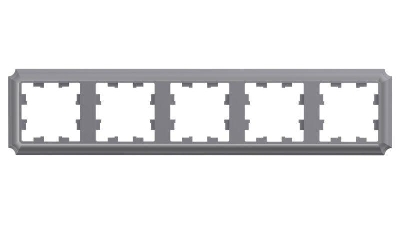 Рамка 5-м AtlasDesign Antique универс. сталь SE ATN100905