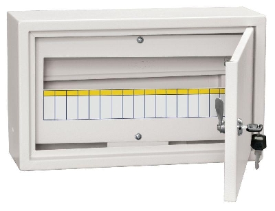 Корпус ЩРн-18 TITAN 3 265х440х120мм IP31 метал. бел. IEK MKM13-N-18-31-Z