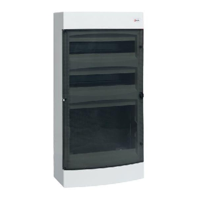 Щит комбинированный Unix 2х18мод. + 1 монтаж. плата 4 габарит IP41 прозр. дверь PROxima EKF ux-2x18+1m-n