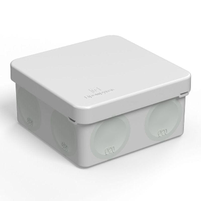 Коробка распределительная ОП для прямого монтажа двухкомпонентн. безгалогенная (HF) 80х80х40 Промрукав 60-0210