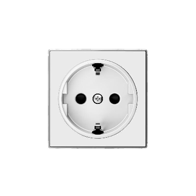 Накладка 1-м ОП Sky 16А IP20 для розетки Schuko альп. бел. ABB 2CLA858800A1101