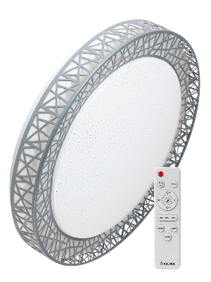 Светильник светодиодный PREMIUM Loft-B 55Вт 230В 3000-6500К 4400лм IP40 390х105мм настенно-потолочный управляемый с пультом ДУ КОСМОС KSLofG55W