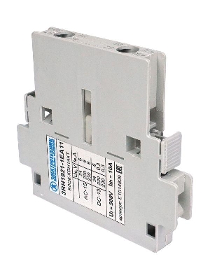 Блок-контакт 3RH1921-1EA11 1НО+1НЗ для контакторов типоразмеров S0…S3 боковой винт. клеммы IP20 Электротехник ET014829