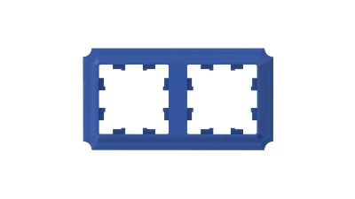 Рамка 2-м AtlasDesign Antique универс. аквамарин SE ATN101102