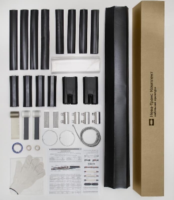 Муфта кабельная соединит. 1кВ 1СТп(тк)-4х(150-240) с болтов. соединителями Нева-Транс Комплект 22010012