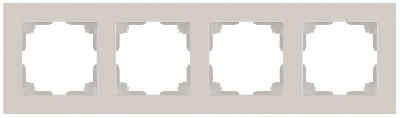 Рамка 4-м СП Accent 6-504-06 перламутр. Intro Б0063719