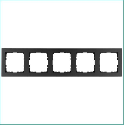 Рамка 5-м G-Classic антрацит Jasmart G1005B