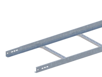 Лоток лестничный 400х50 L2000 сталь 1.2мм НЛ-40П1.87 цУТ2.5 оцинк. СОЭМИ Н0112113351