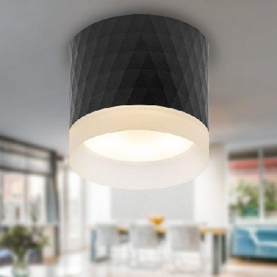 Светильник OL37 BK GX53 IP20 настенно-потолочный спот черн. ЭРА Б0056384